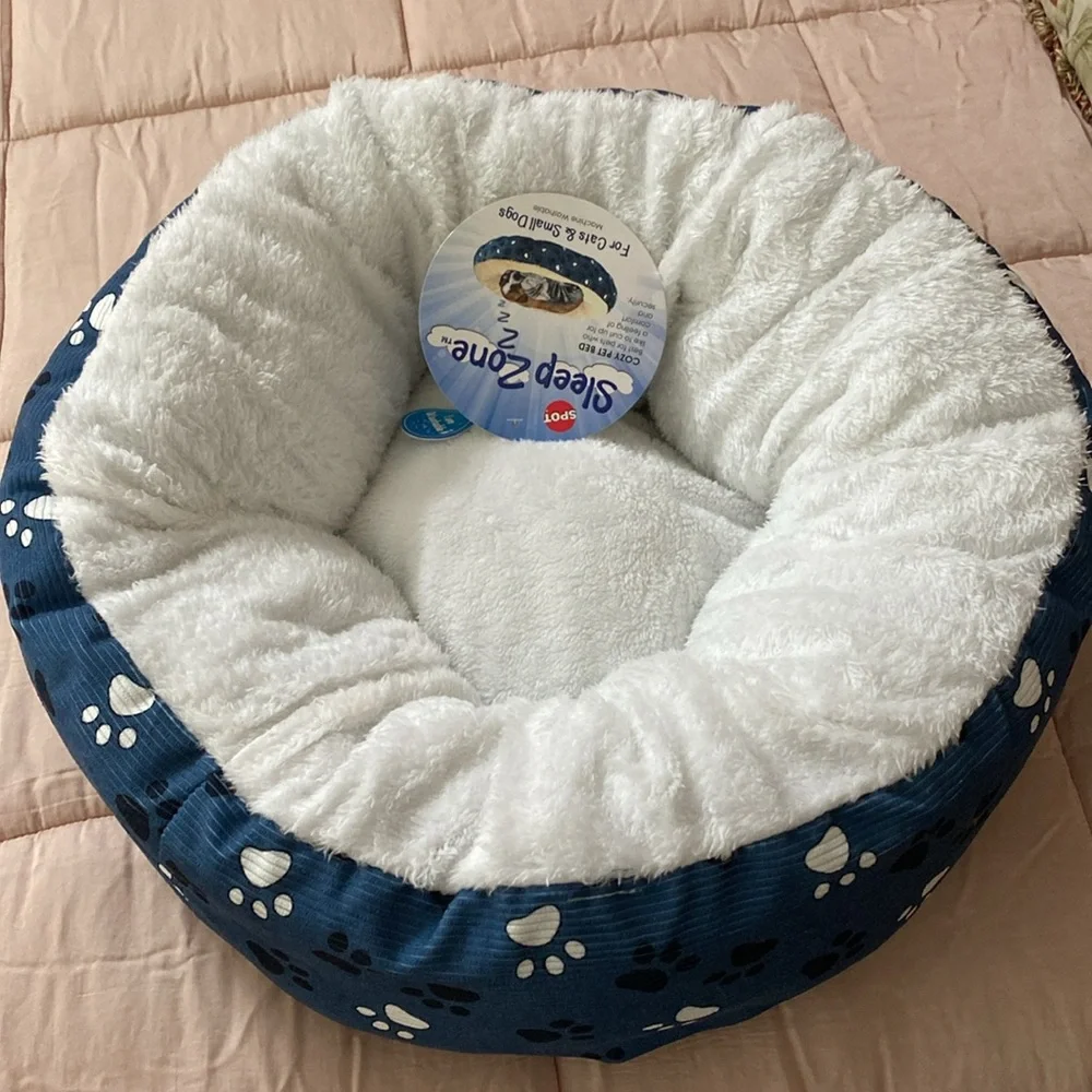 2/$28 or 1/$20 Spot Sleep Zone Cozy Pet Bed for Cats & Small Dogs 20” x 20” x 8”